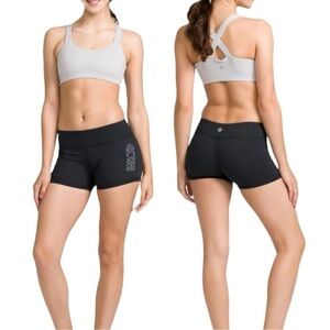 IAB I Am Becoming No-Ride Booty Short in Jet Black with Leg Logo